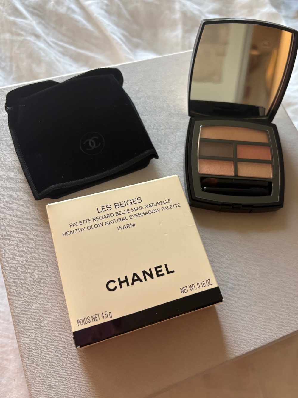 Chanel Les Beiges Healthy Glow Natural Eyeshadow Palette WARM - NWT